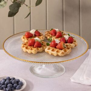 Подставка для торта Mirol 26 см, стекло