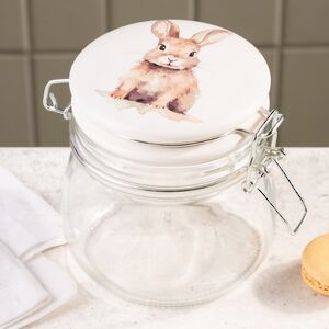 Стеклянная банка для хранения Кролик Этьен 11 см, 450 мл Boltze (Больтце) фото 3