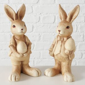 Набор декоративных фигур Кролики Николсон 20 см, 2 шт
