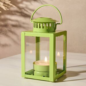 Подсвечник-фонарь Уинкли 10 см салатовый