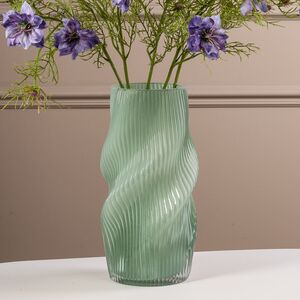 Стеклянная ваза для цветов Вилландри 30 см Boltze фото 2