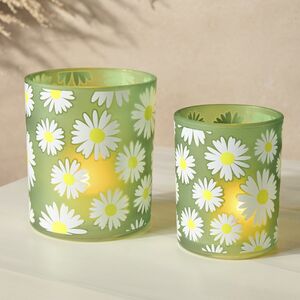Набор стеклянных подсвечников Garden Daisy 9-11 см, 2 шт