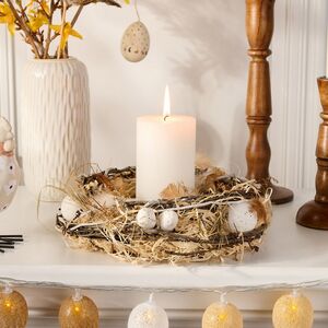 Венок для свечи на Пасху Весеннее утро 25 см Boltze (Больтце) фото 4