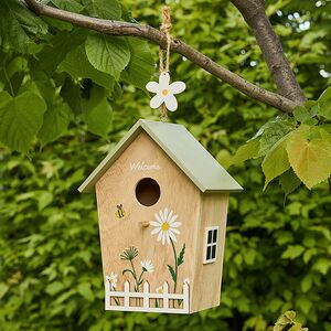 Садовое украшение Honey: Camomile and Bee 21 см бежевый