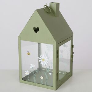 Подсвечник - домик Camomile 27*14 см зеленый