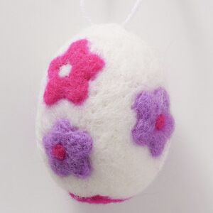 Пасхальные украшения Яйца Pink Easter 6 см, 4 шт, подвеска Boltze фото 2