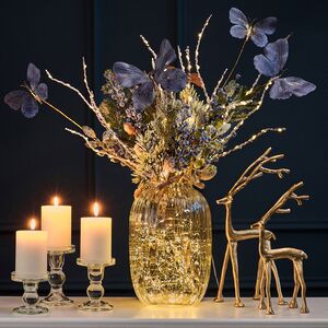 Набор стеклянных подсвечников Manzanares 9-14 см, 3 шт Boltze (Больтце) фото 3