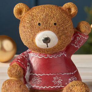 Набор декоративных фигурок Мишки Бэйли - Уютная Зима 11 см, 2 шт Boltze (Больтце) фото 5