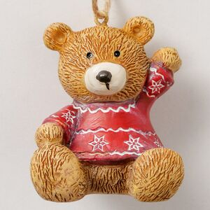 Елочные игрушки Мишки Бэйли - Уютная Зима 6 см, 2 шт Boltze фото 4