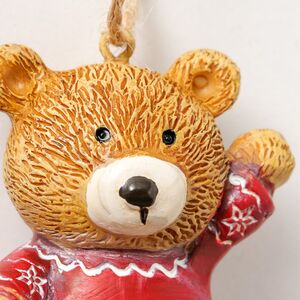 Елочные игрушки Мишки Бэйли - Уютная Зима 6 см, 2 шт Boltze фото 3