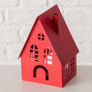 Набор подсвечников - домиков Belfast 13-38 см красный, 3 шт Boltze фото 6