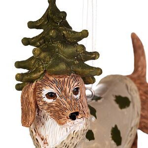 Елочная игрушка Такса Андер в костюме елки 8 см  Boltze фото 5