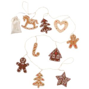 Светодиодная гирлянда на батарейках Gingerbread 160 см, 14 теплых белых LED ламп, таймер, IP20 Boltze фото 5