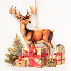Елочная игрушка Рождественский Олень Рудольф - Christmas Derbyshire 15 см Boltze фото 1