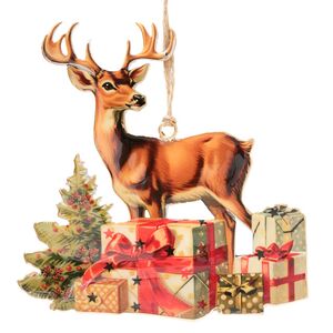 Елочная игрушка Рождественский Олень Рудольф - Christmas Derbyshire 15 см Boltze фото 3