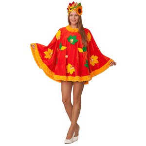 Взрослый карнавальный костюм Осень, 46-52 размер