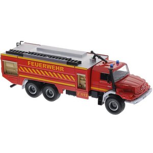 Модель пожарной машины Mercedes-Benz Zetros 1:50, 28 см, металл