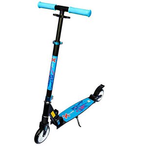Самокат Explore Fixxor, голубой, колеса 145/30 мм, 2 амортизатора Amigo фото 1