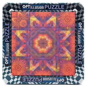 Магнитный пазл с 3D эффектом Иллюзии - Калейдоскоп 16 элементов, 15 см Magna Puzzle фото 1