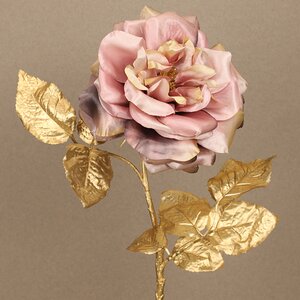 Искусственная роза Глория Деи 57 см, розовая EDG фото 1
