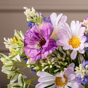 Искусственный букет Сэррано 28 см фиолетовый EDG фото 4