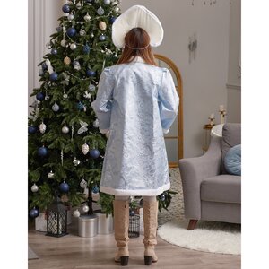 Взрослый новогодний костюм Снегурочка Модная, 42-44 размер Бока С фото 3