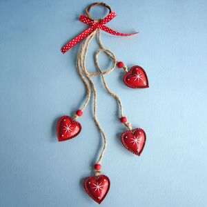 Декоративное украшение Сердечное Кантри 45 см Breitner фото 2