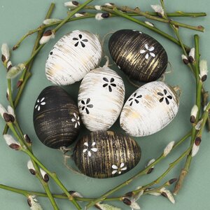 Пасхальные подвески Яйца - Art Easter 6 см, 6 шт Breitner фото 4