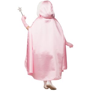 Карнавальный Плащ Принцессы - Розовый Сатин, рост 128-140 см Батик фото 3