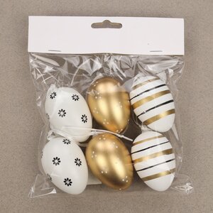Пасхальные подвески Яйца - Glamorous Easter 6 см, 6 шт Breitner фото 5