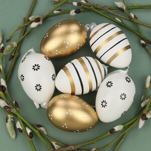 Пасхальные подвески Яйца - Glamorous Easter 6 см, 6 шт Breitner фото 4