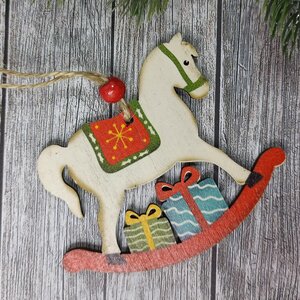 Новогодняя Игрушка Лошадка