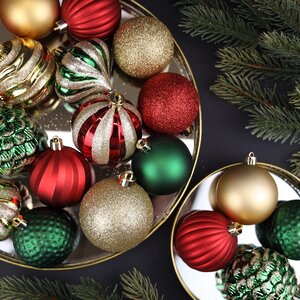 Набор пластиковых шаров Magic Suite: Christmas Classic 6-7 см, 60 шт Winter Deco фото 3