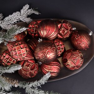 Набор пластиковых шаров Winter Candy: Red 8 см, 16 шт Winter Deco фото 7