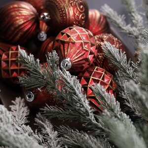 Набор пластиковых шаров Winter Candy: Red 8 см, 16 шт Winter Deco фото 9