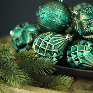 Набор пластиковых шаров Winter Candy: Green 8 см, 16 шт Winter Deco фото 5