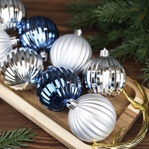 Набор пластиковых шаров Arctic Beauty 6 см, 12 шт Winter Deco фото 4