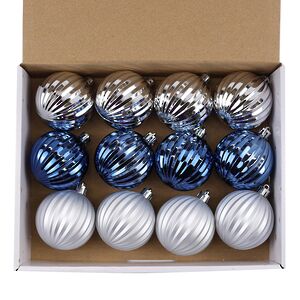 Набор пластиковых шаров Arctic Beauty 6 см, 12 шт Winter Deco фото 5