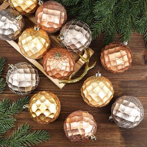 Набор пластиковых шаров Elven Secret 8 см, 12 шт