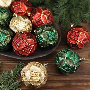 Набор пластиковых шаров Christmas Eve 8 см, 12 шт Winter Deco фото 4