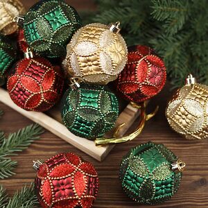 Набор пластиковых шаров Christmas Eve 8 см, 12 шт Winter Deco фото 5