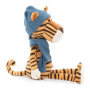 Мягкая игрушка Тигр Алекс в синей шапке 20 см Orange Toys фото 4