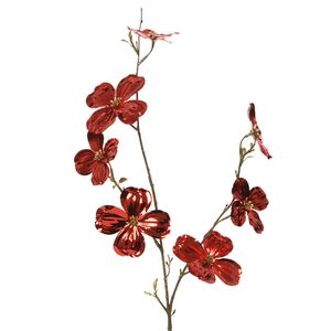 Декоративная ветка Элегантный Кизил 84 см, рубиново-красная Kaemingk фото 6