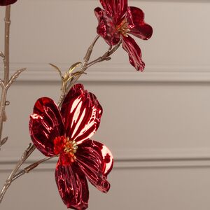 Декоративная ветка Элегантный Кизил 84 см, рубиново-красная Kaemingk фото 5