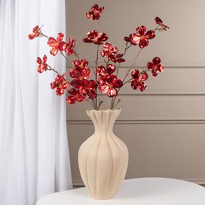 Декоративная ветка Элегантный Кизил 84 см, рубиново-красная Kaemingk фото 1