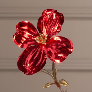 Декоративная ветка Элегантный Кизил 84 см, рубиново-красная Kaemingk фото 3