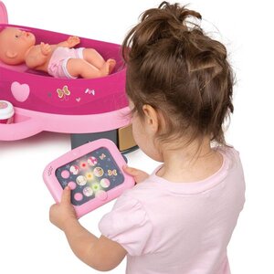 Игровой набор Кукла - младенец Baby Nurse в люльке с аксессуарами 54*50*39 см свет звук Smoby фото 3