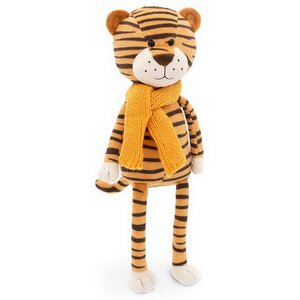 Мягкая игрушка Тигр Санни в желтом шарфе 21 см Orange Toys фото 2