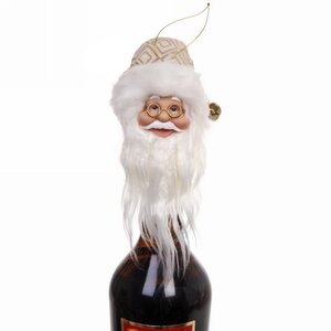 Декор для бутылки Санта из КлаусВилля 15 см Serpantin фото 2