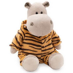 Мягкая игрушка Бегемотик в тигрином комбинезоне 20 см Orange Toys фото 3